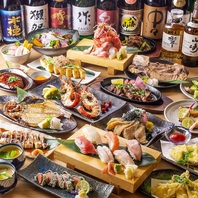 刺身をはじめとした充実の海鮮料理