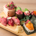 料理メニュー写真 ■　御八の肉寿司贅沢盛り合わせ