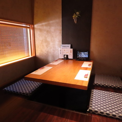 2名様からでもお使い頂ける個室です。