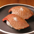 料理メニュー写真 和牛肉寿司　一貫