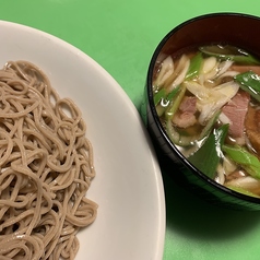 ・信州そば　鶏南蛮　・博多名物ラーソーメン