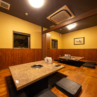 親しい方々とのお食事会に◎プライベート感あふれる個室