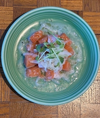 サーモンのカルパッチョ　レモンソース