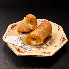 南瓜とチーズ春巻