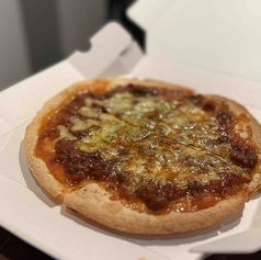 トルティーヤピザ　ミートソース
