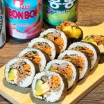 オーダーを受けてからお作りする特製牛プルコギのキンパ！テイクアウトもできます。