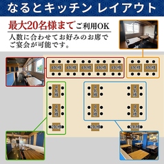 【エリア貸切：8～20名様】小規模～中規模の宴会におすすめです。窓側(大と小あり)・中央・壁側のエリアに分けることが可能◎エリアごとの貸切なので、一体感ある宴会をお楽しみいただけます。ご利用の人数に応じて最適なエリアをご提案いたします。各種宴会や女子会、パーティなどにぜひご活用ください。