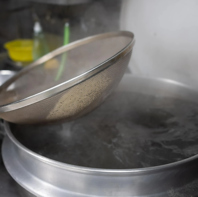 店内に広がるそばの香り