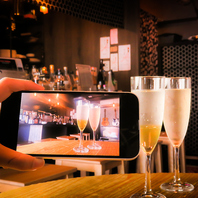 女子会・誕生日・記念日におすすめ♪お洒落な店内で乾杯