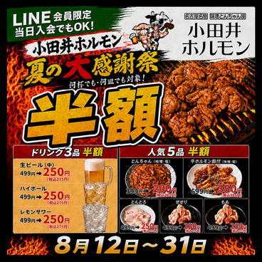 名古屋名物 味噌とんちゃん 焼肉 小田井ホルモンのおすすめ料理1