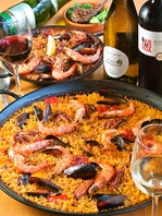 本格スペイン料理の数々…