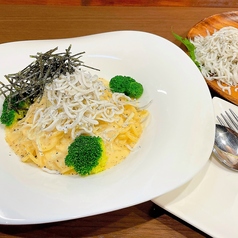 篠島産しらすカルボナーラ