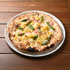 ピッツァバンビーノ~アスパラとコーンマヨ~