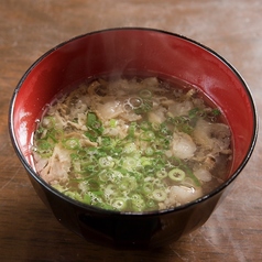 油かすのお味噌汁