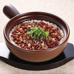 腸詰の土鍋ご飯