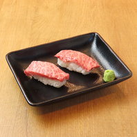 常連様のリピート率高い肉寿司！