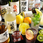 自慢の料理に合うお酒多数！！※画像はイメージ