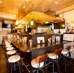 おひとり様からデート利用にもピッタリなカウンター席！