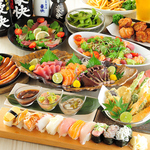 刺身や寿司も食べ放題！