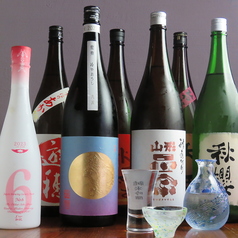 限定品や季節の日本酒も取り揃えています♪