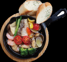 魚介のアヒージョ