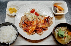 豚キムチ炒め定食
