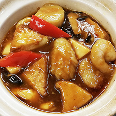 海鮮ピリ辛豆腐