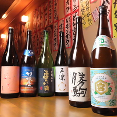 厳選した地酒を揃えております！