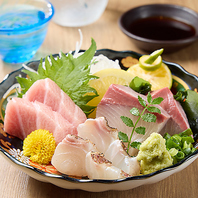 市場直送の旬食材を活かした和の料理