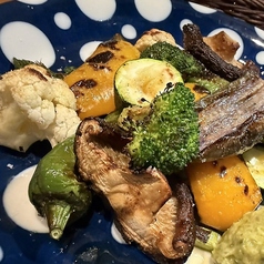 野菜の炭火ロースト