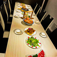大人数での食事会に◎特別な空間で個室貸切可能です！