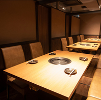 4・8・16名様　最大20名様まで対応の完全個室