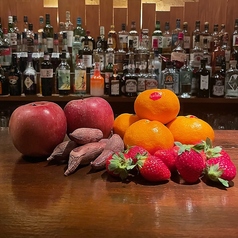 毎月変わる、旬のフルーツカクテル！