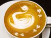 latte art cafe cremaの写真
