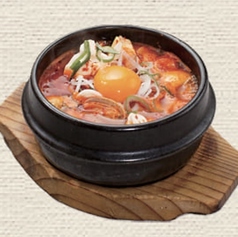 【名物】純豆腐チゲ