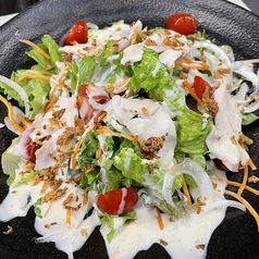 しっとり胸肉のシーザーサラダ