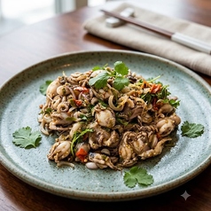 干しエビの和え物