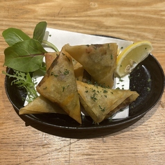 牛たんの三角揚げ春巻