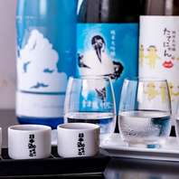 日本酒の取り揃えは常時100種類！