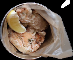 ジューシーチキンのハーブフリット