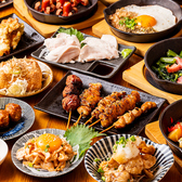 自慢の鶏料理を始めとした、豊富なお料理をご提供いたします！がっつり食べたい時、サクッと飲みたい時など、シーンに合わせて利用しやすいのが「鶏ヤロー！」の魅力です！