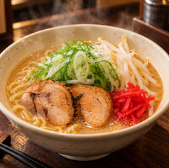 〆の鶏白湯ラーメン