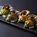 料理メニュー写真 だしにこだわった青つぶ焼き(5個）