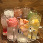 酎ハイ・果実酒・カクテルなども種類豊富に取り揃え！お好きなお酒で、楽しいお食事の時間をどうぞ♪