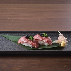 馬肉 特選霜降り寿司(2貫) (大トロ)