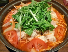 ホルモントマト鍋