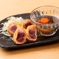 鴨ロースのレアかつ