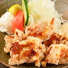 若鶏ももの唐揚げ定食(5個)