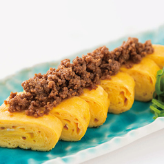 鶏そぼろだし巻き玉子