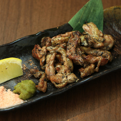 せせりの藁焼き